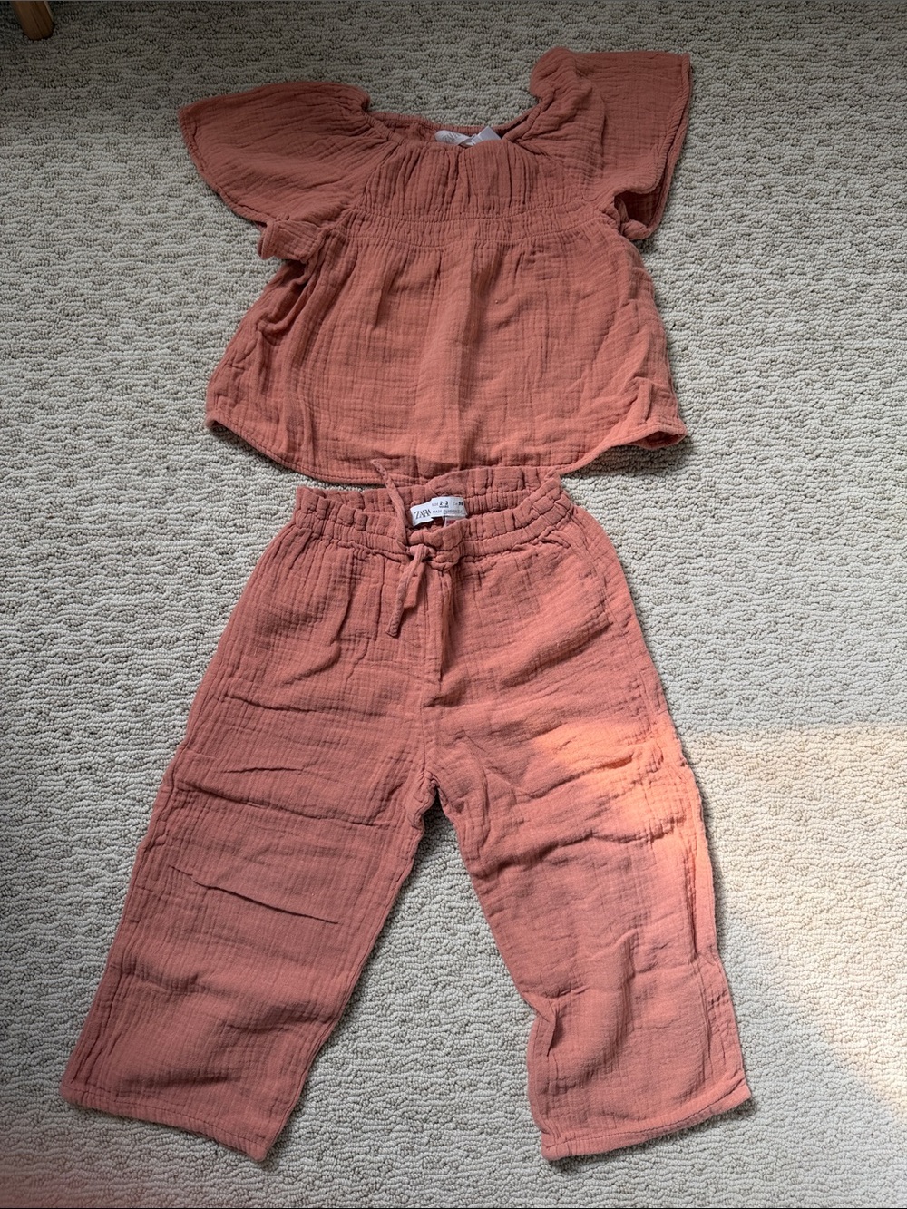 Zara Two-Piece Gauze Set